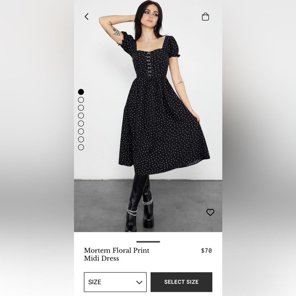 New with Tags Disturbia Fit and Flare Dress